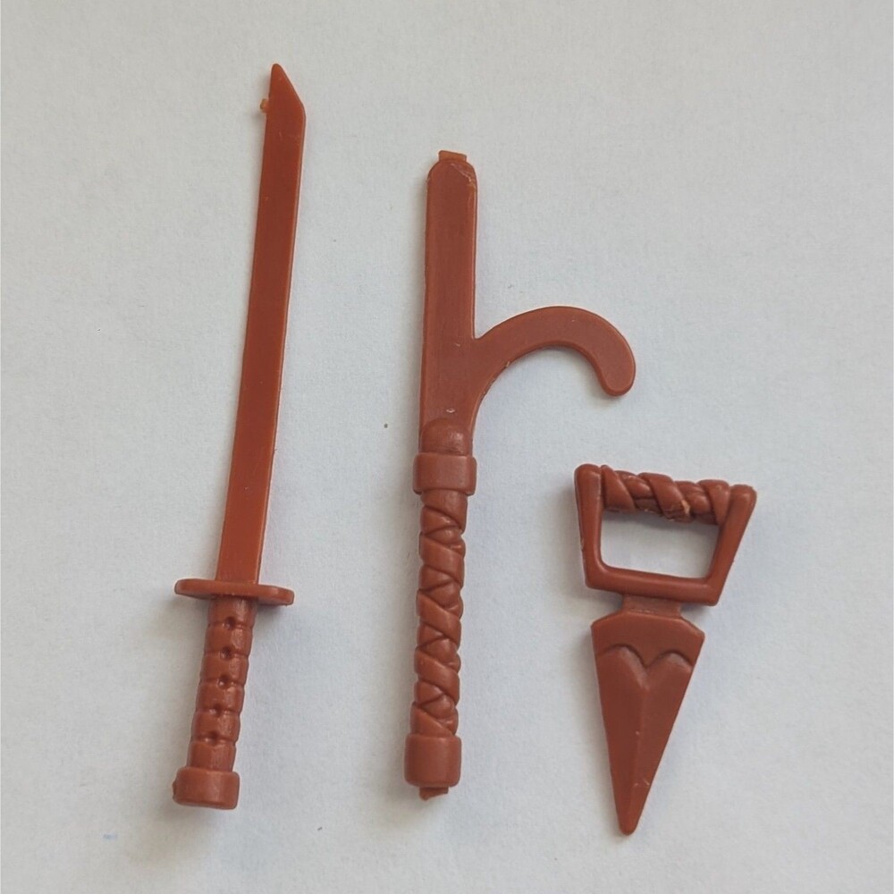 1988 Vintage Leonardo Sword Accessory Weapon Set Teenage Mutant Ninja Turtles